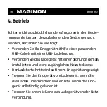 Preview for 16 page of MAGINON HV-UC111 Manual