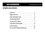 Предварительный просмотр 2 страницы MAGINON HV-W68A Manual