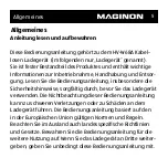 Preview for 5 page of MAGINON HV-W68A Manual