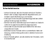 Preview for 9 page of MAGINON HV-W68A Manual