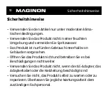 Предварительный просмотр 10 страницы MAGINON HV-W68A Manual