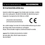 Preview for 13 page of MAGINON HV-W68A Manual