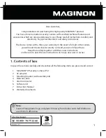 Preview for 3 page of MAGINON ipc-1 Instruction Manual