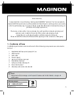 Preview for 3 page of MAGINON IPC-1A Instruction Manual