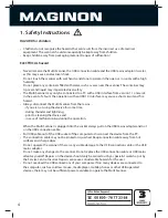 Предварительный просмотр 6 страницы MAGINON MS 7100 Instruction Manual