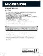 Preview for 12 page of MAGINON MS 7100 Instruction Manual