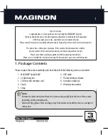 Предварительный просмотр 3 страницы MAGINON Splash 80 Instruction Manual