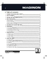 Preview for 4 page of MAGINON Splash 80 Instruction Manual