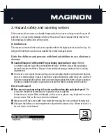 Предварительный просмотр 6 страницы MAGINON Splash 80 Instruction Manual