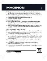 Предварительный просмотр 7 страницы MAGINON Splash 80 Instruction Manual