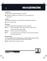 Preview for 20 page of MAGINON Splash 80 Instruction Manual