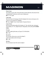 Предварительный просмотр 25 страницы MAGINON Splash 80 Instruction Manual