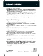 Предварительный просмотр 7 страницы MAGINON SU 100129 Instruction Manual