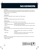 Preview for 66 page of MAGINON Z 1650 Instruction Manual