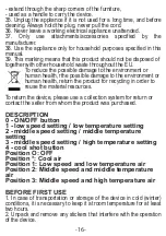 Preview for 17 page of Magio MG-153 Instruction Manual