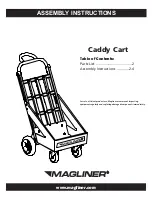 Preview for 1 page of Magliner Caddy Cart Assembly Instructions