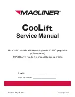 Magliner CooLift CPA43 Service Manual предпросмотр