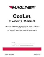 Preview for 1 page of Magliner CooLift CPA48 Owner'S Manual