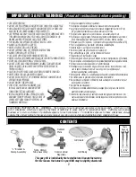 Предварительный просмотр 2 страницы Magma 200SS Owner'S Manual