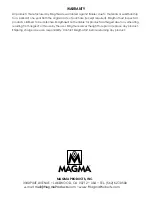 Preview for 7 page of Magma A10-004 Owner'S Manual