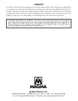 Preview for 9 page of Magma A10-005 Owner'S Manual