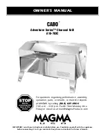 Предварительный просмотр 1 страницы Magma CABO Adventurer Series Owner'S Manual