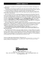 Preview for 20 page of Magma Del Mar DM10-016LP Owner'S Manual