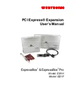 Magma ExpressBox EB1F User Manual preview