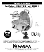 Magma MARINE KETTLE 2 A10-207CE-2 Owner'S Manual предпросмотр