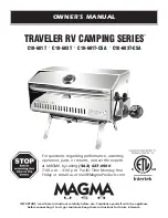 Предварительный просмотр 1 страницы Magma TRAVELER RV CAMPING Series Owner'S Manual