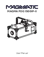 MAGMATIC MAGMA FOG 1500IP-II User Manual preview