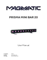 Предварительный просмотр 1 страницы MAGMATIC PRISMA MINI BAR 20 User Manual