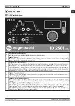 Предварительный просмотр 19 страницы Magmaweld ID 250T DC User Manual