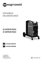 Magmaweld ID 250TW DC PULSE User Manual предпросмотр