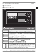 Предварительный просмотр 61 страницы Magmaweld ID 400 MK PULSE EXPERT User Manual