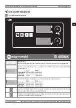 Предварительный просмотр 151 страницы Magmaweld ID 400 MK PULSE EXPERT User Manual