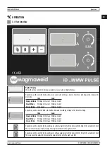 Предварительный просмотр 17 страницы Magmaweld ID 500 M/MW PULSE User Manual