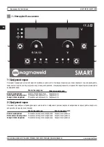 Предварительный просмотр 98 страницы Magmaweld ID 500 M PULSE SMART User Manual