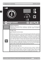 Preview for 60 page of Magmaweld ID 65 PCA User Manual