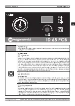 Preview for 95 page of Magmaweld ID 65 PCA User Manual