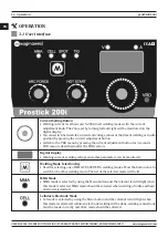 Preview for 16 page of Magmaweld PROSTICK 200i User Manual