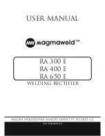 Magmaweld RA 300 E User Manual preview