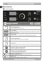 Предварительный просмотр 16 страницы Magmaweld RD 500E User Manual