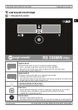 Предварительный просмотр 105 страницы Magmaweld RS 350 MW PRO User Manual