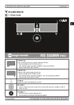 Предварительный просмотр 147 страницы Magmaweld RS 350 MW PRO User Manual