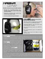 MAGNA LENS Eye/Ear Safety System Quick Start Manual preview