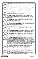 Preview for 3 page of Magna-Matic MAG-8000 Series Operating Instructions Manual