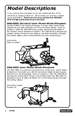 Preview for 4 page of Magna-Matic MAG-8000 Series Operating Instructions Manual