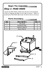 Preview for 17 page of Magna-Matic MAG-8000 Series Operating Instructions Manual