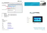 Preview for 2 page of Magna BluePirat Remote Control Touch Start-Up